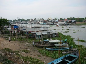 Chau Doc - Bassac River - Vietnam