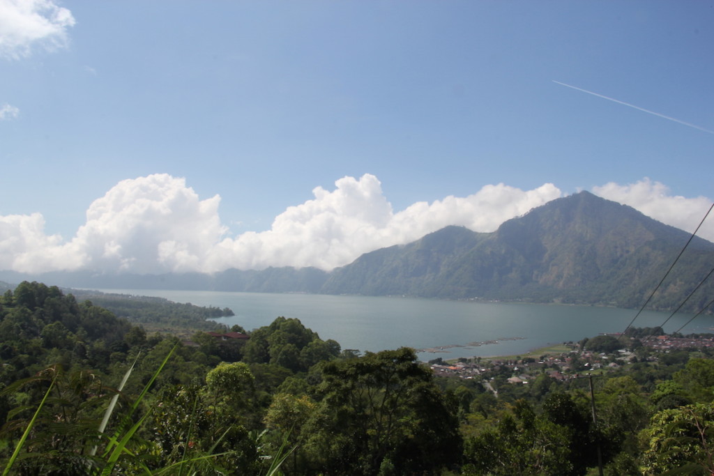 Mt Batur and Lake region in central Bali